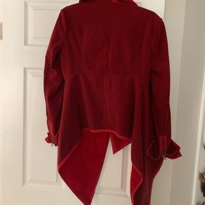 Cranberry colored cover up